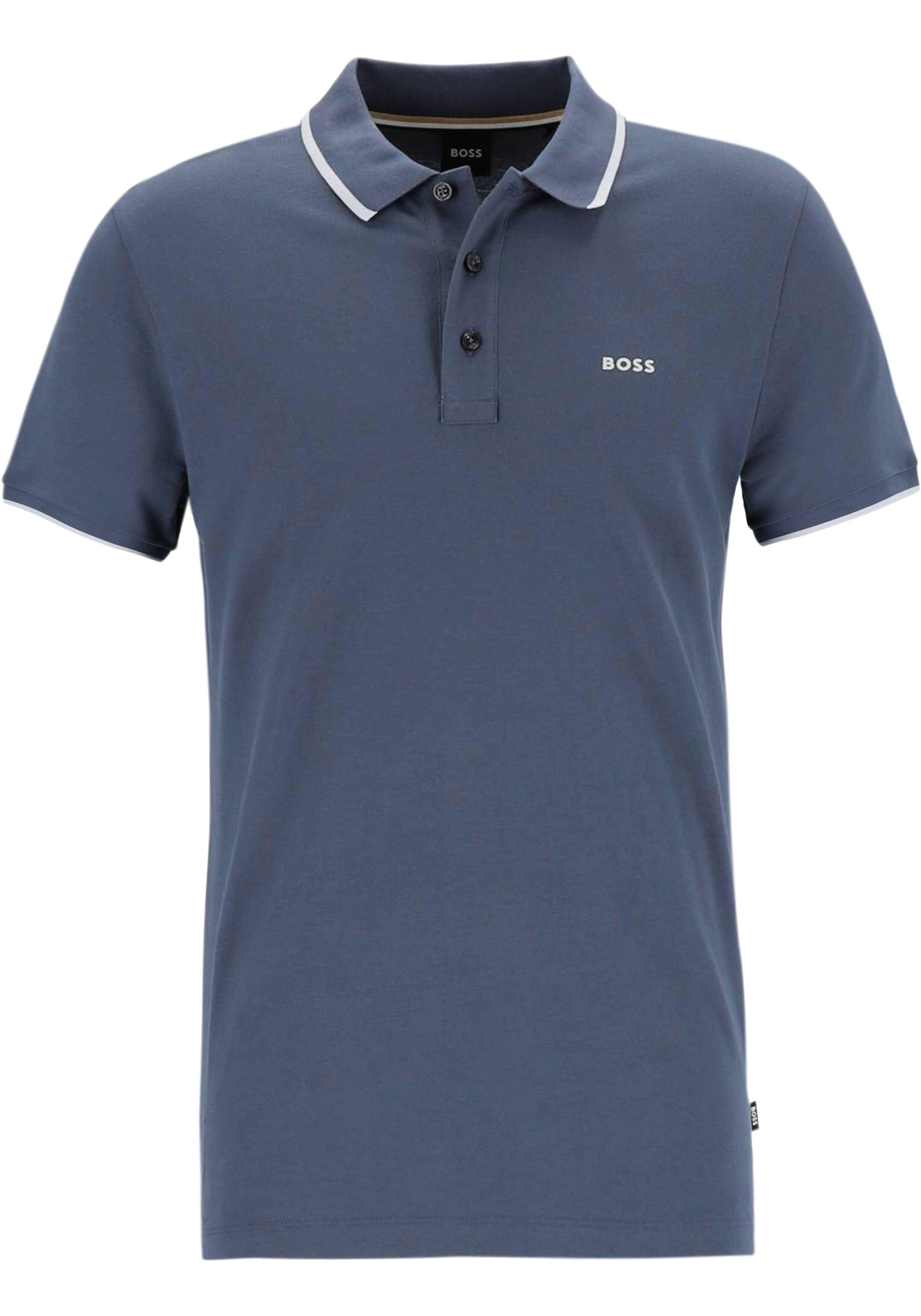 BOSS Parlay regular fit polo, pique, blauw